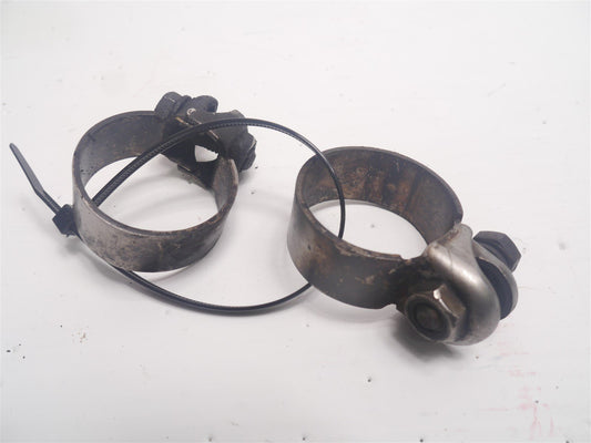 TRIUMPH TROPHY 900 1990-1994 EXHAUST CLAMPS X 2