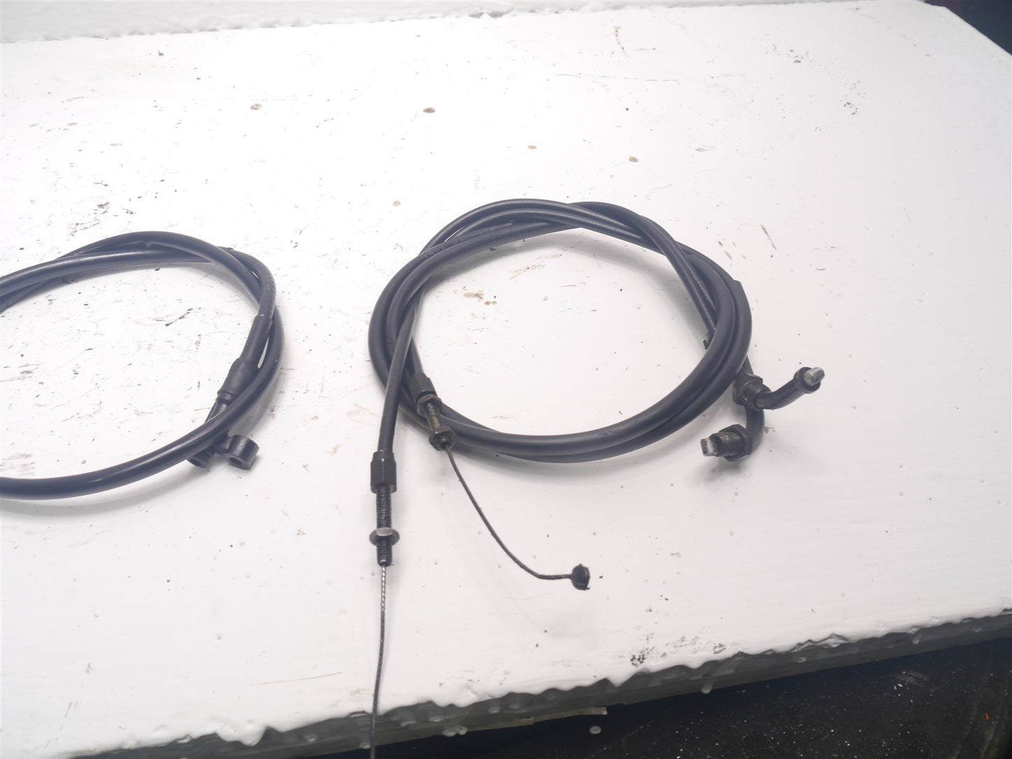 HONDA CB TWO FIFTY THROTTLE AND SPEEDOMETER CABLES